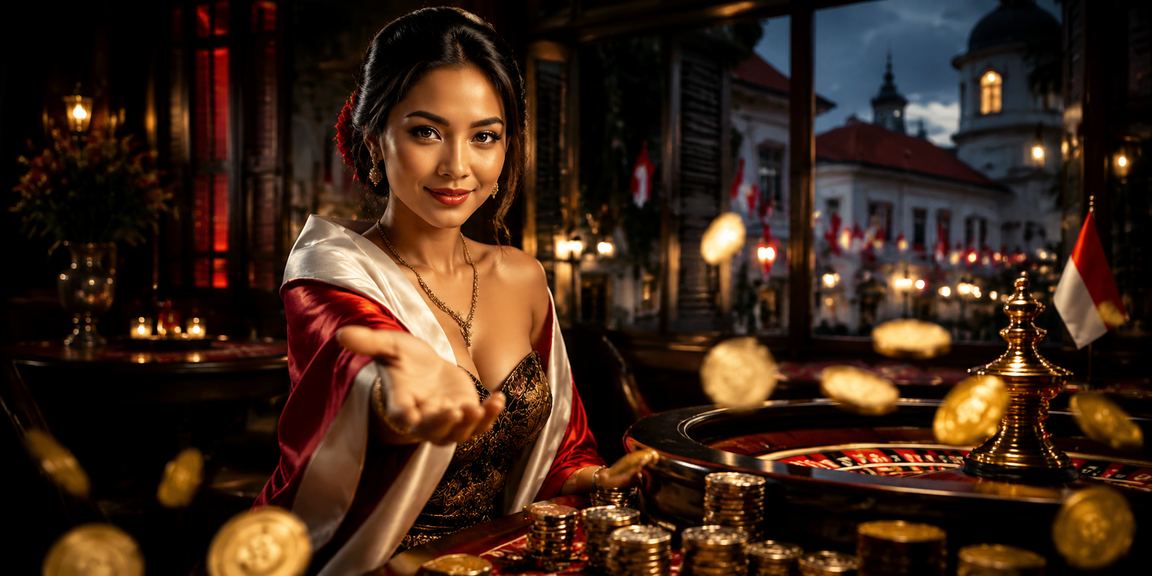 Suasana kafe modern dengan layar menampilkan antarmuka kasino online