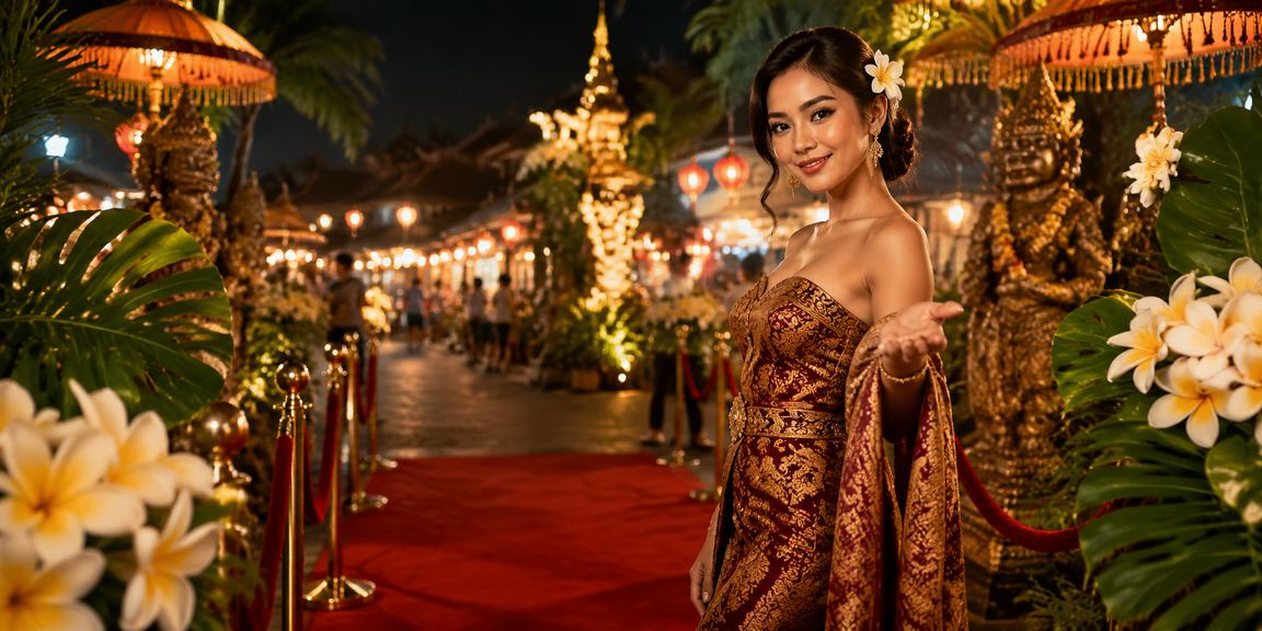 Suasana malam yang penuh hiburan di kasih777